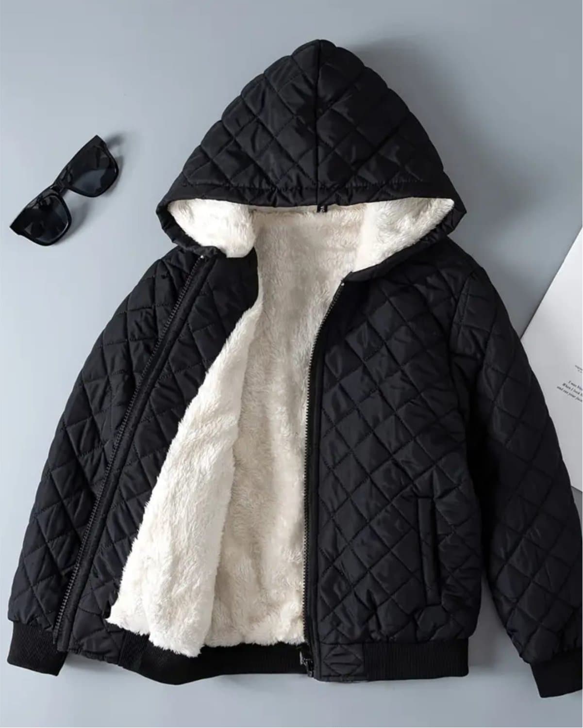 Cozy Quilted Hooded Jacket