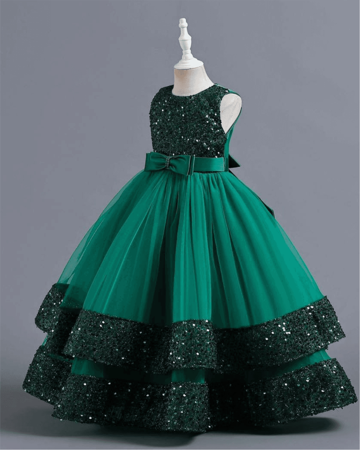 Emerald Enchantment Ball Gown