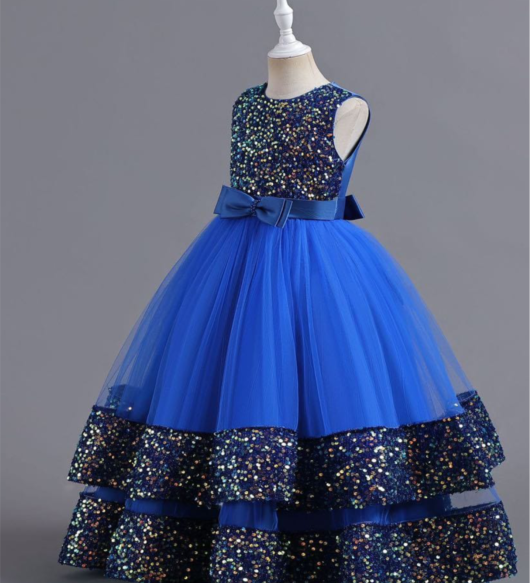 Royal Sapphire Ball Gown