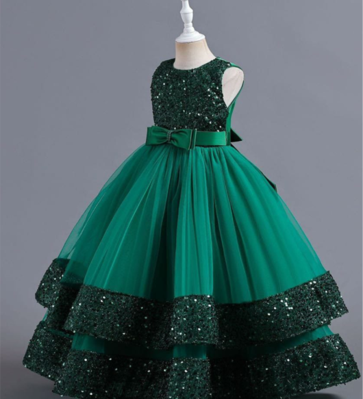 Emerald Enchantment Ball Gown