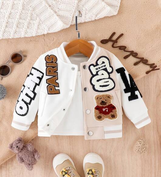 Colorful Varsity Jacket for Boys and Girls