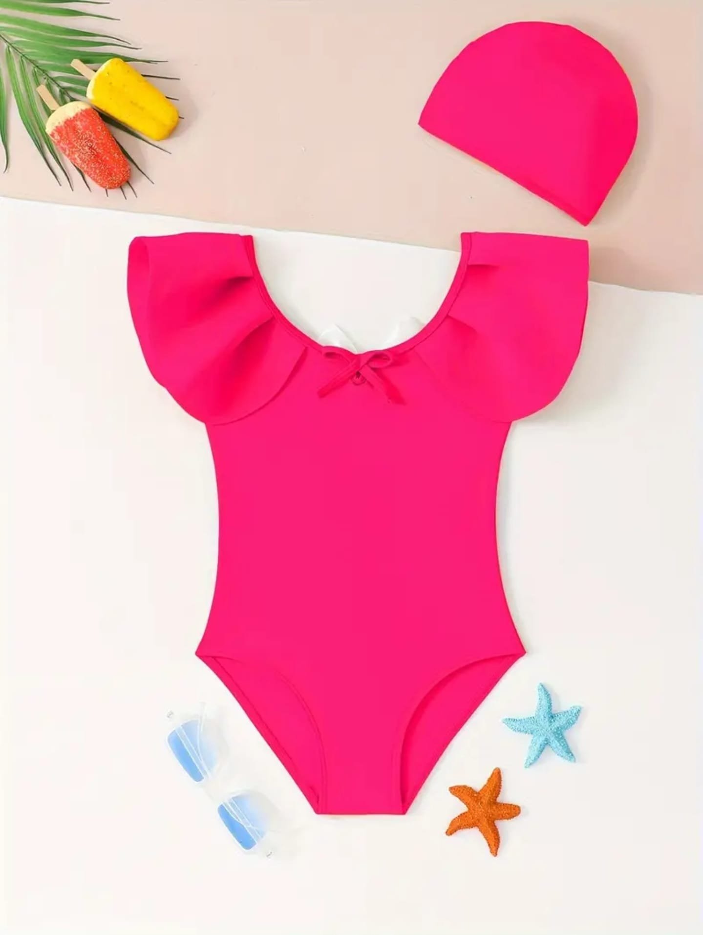 Flutter Sleeve Swimsuit - Image 5