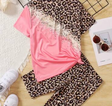 Leopard Glam Two-Piece Set