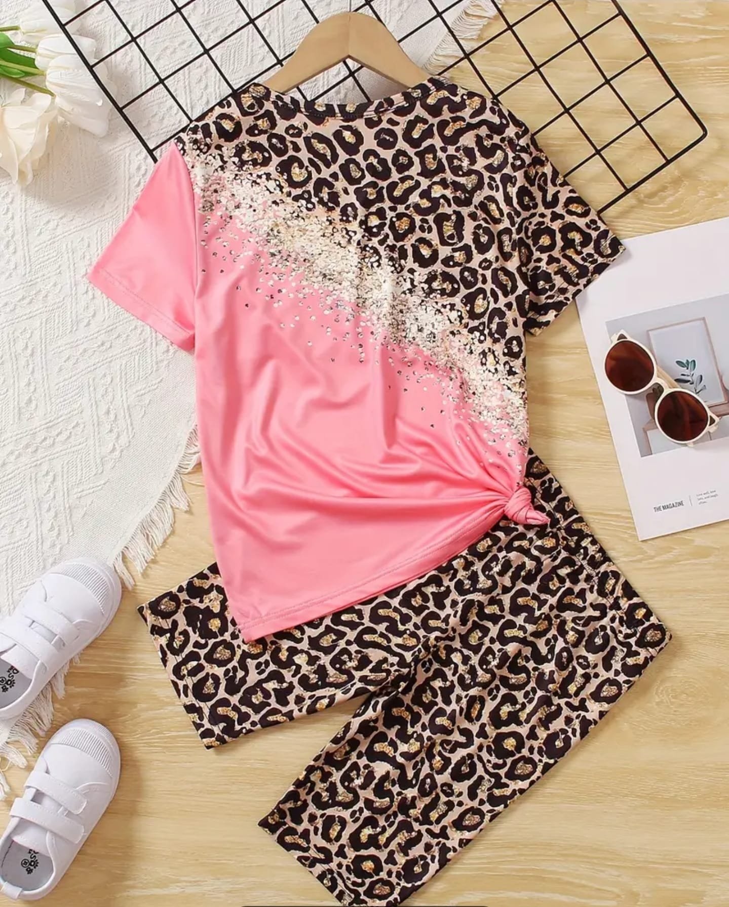 Leopard Glam Two-Piece Set