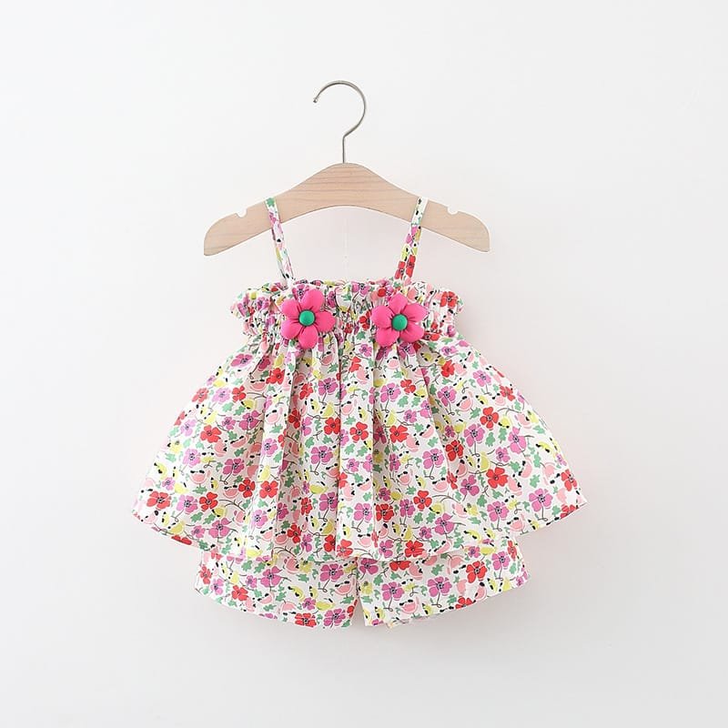 Floral Ruffle Summer Set - Image 2