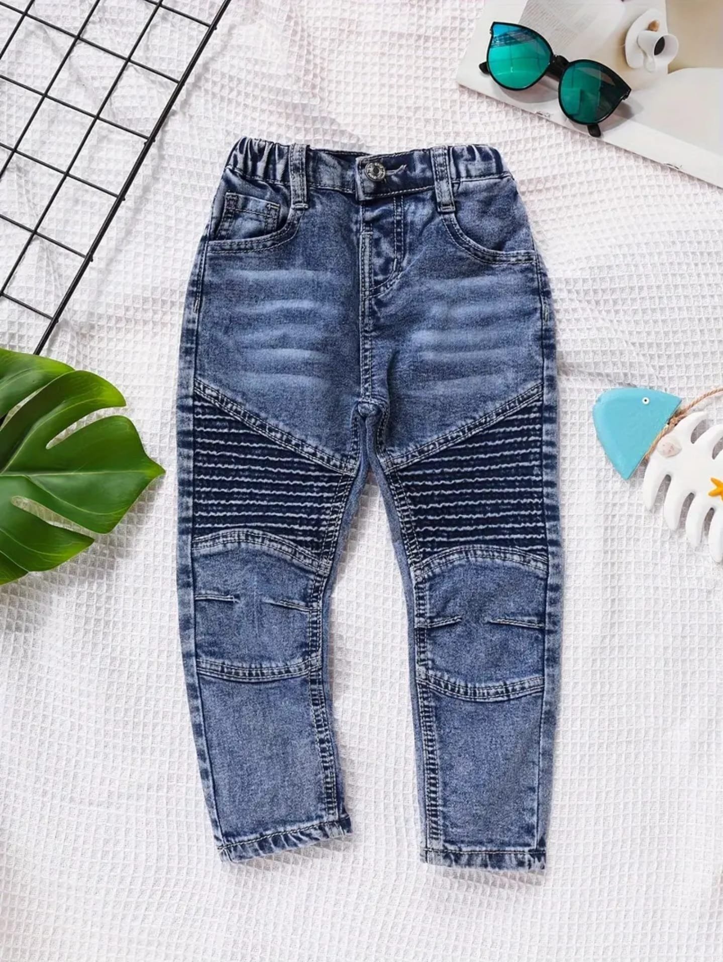 Stylish Slim-Fit Kids’ Denim Jeans