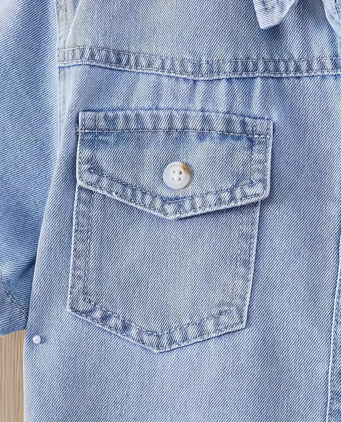 Classic Teen Denim Two-Piece Set - Image 2