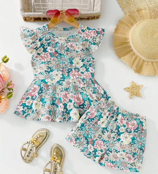 Blossom Breeze Ruffle Set