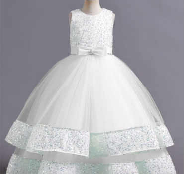 Pearl Blossom Ball Gown