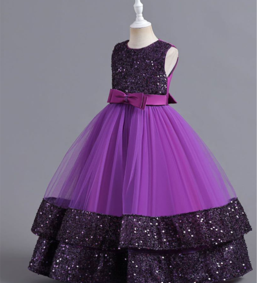 Majestic Amethyst Ball Gown