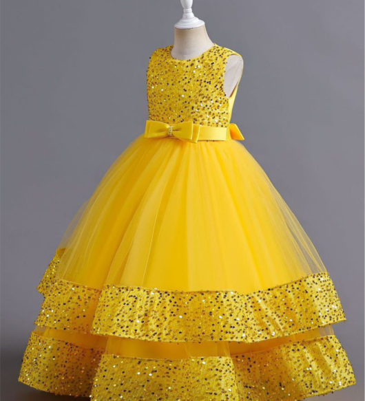 Yellow Radiance Ball Gown