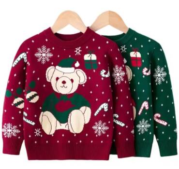 Teddy Bear Knit Sweater