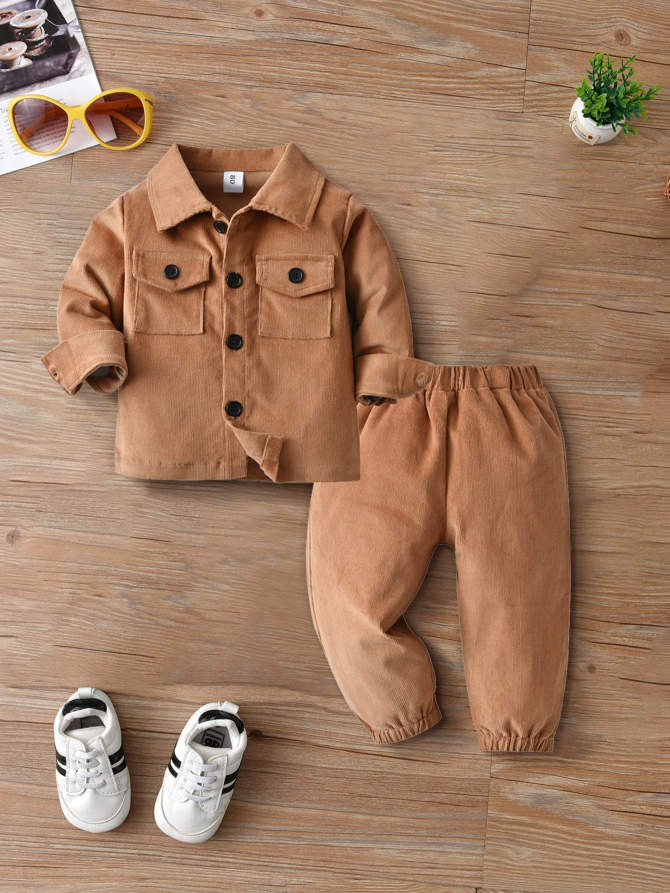 Classic Corduroy Kids' Two-Piece Set
