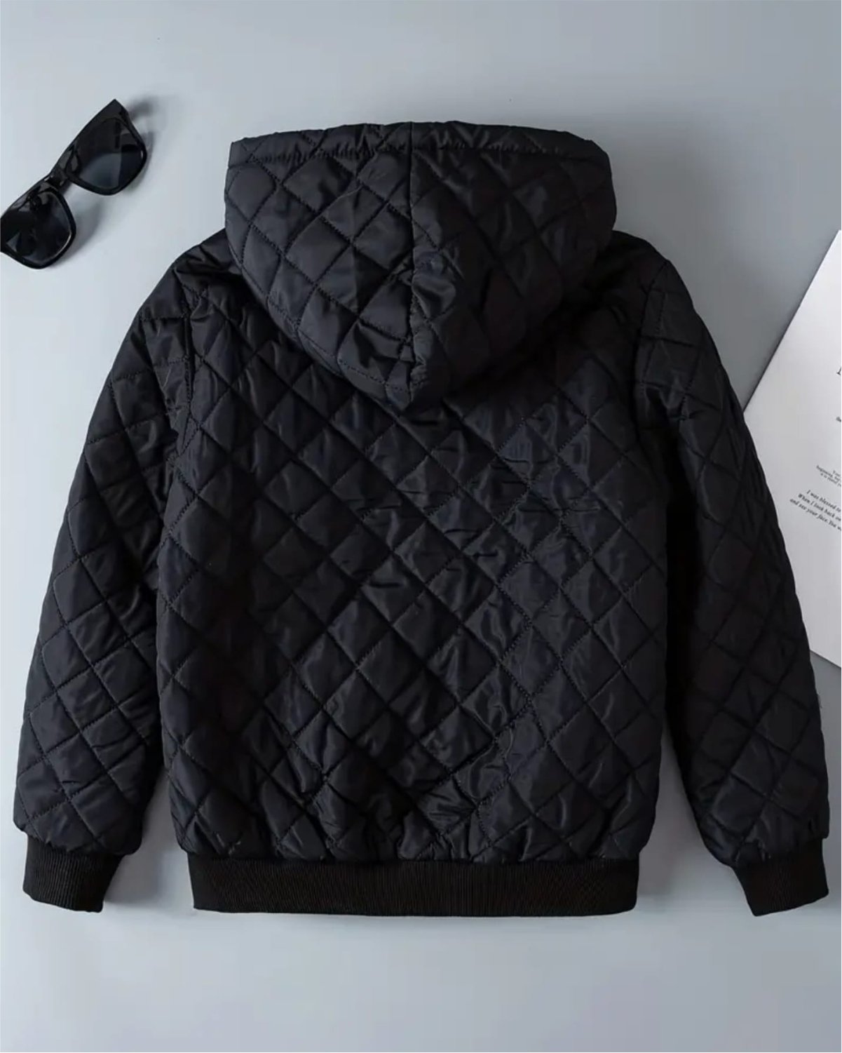 Cozy Quilted Hooded Jacket - Image 3