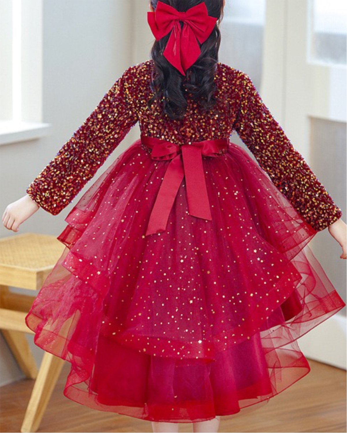Starlit Sequin Dress - Image 2
