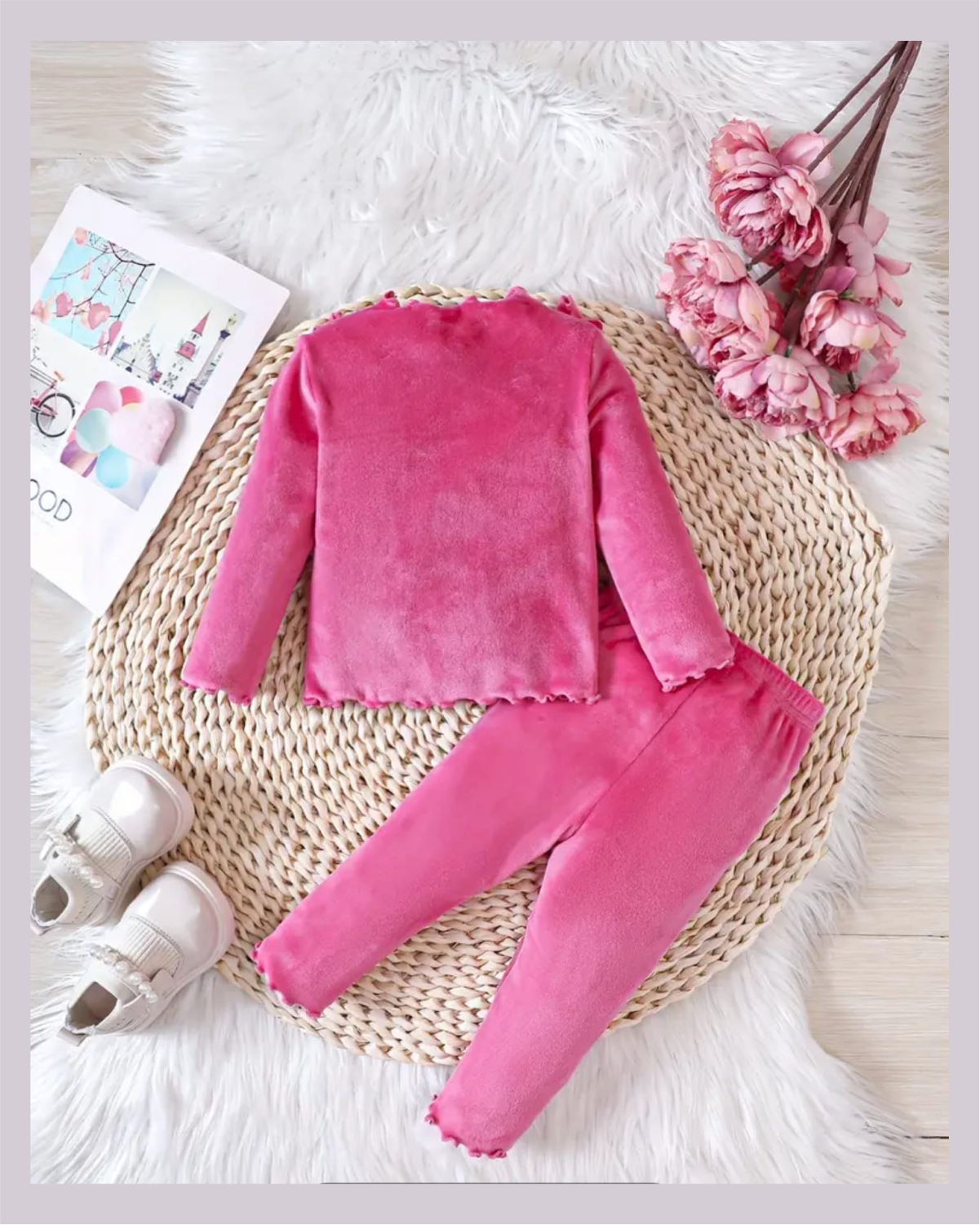 Velvet Rose Princess Ruffle Set - Image 2