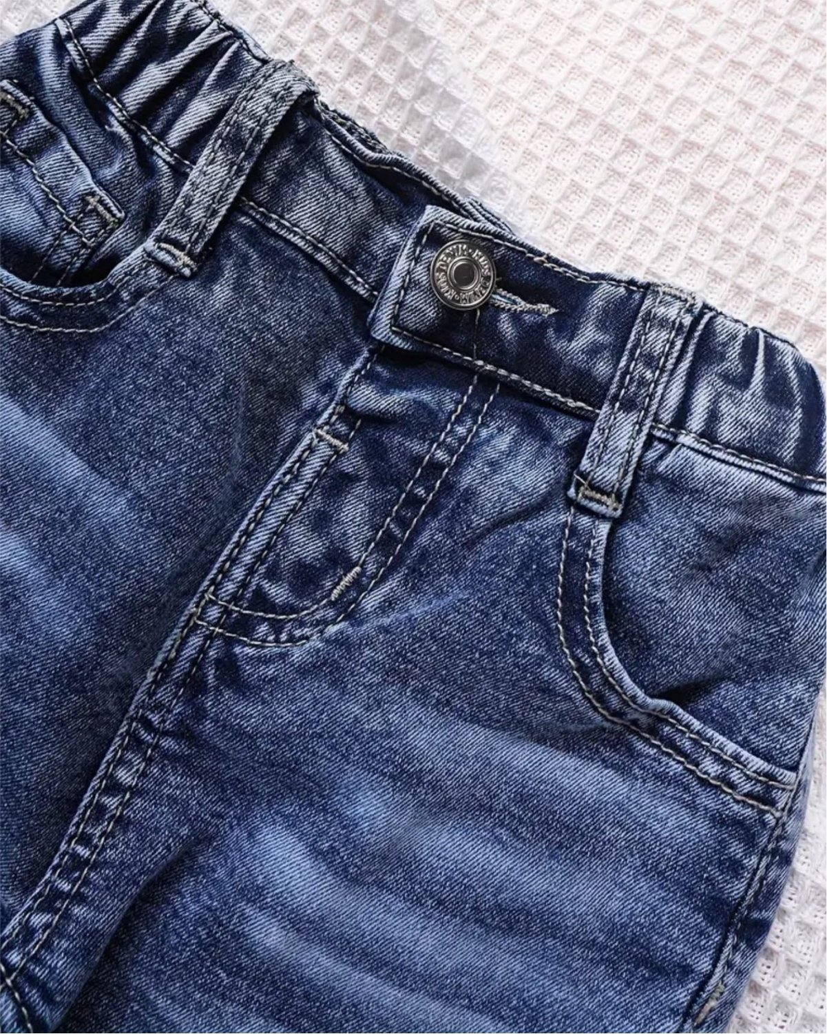 Stylish Slim-Fit Kids’ Denim Jeans - Image 2