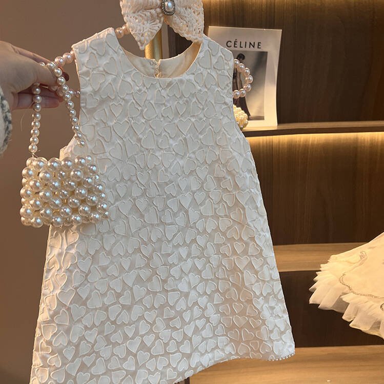 Pearl Elegance Bow Dress - Image 3