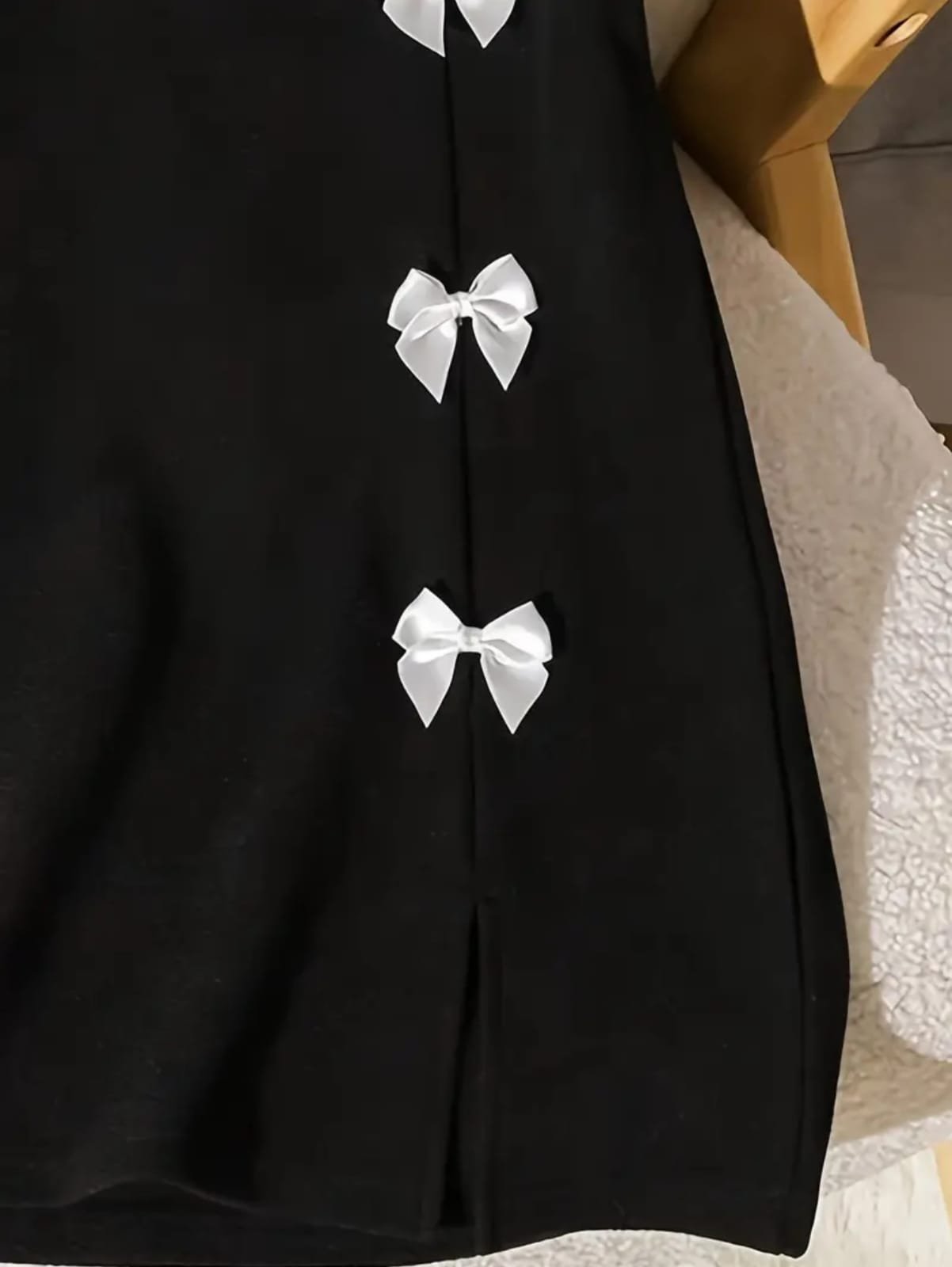Midnight Bow Charm Dress - Image 3